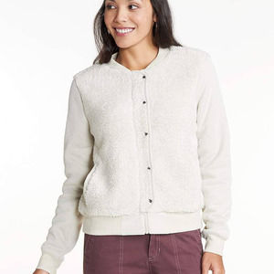 Toad & Co Allie Fleece Full Zip Bomber Jacket